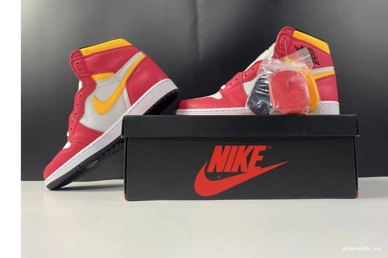 Light OG Red 555088-603 High 555088-603 AIR Fusion 1 Retro Jordan 0208